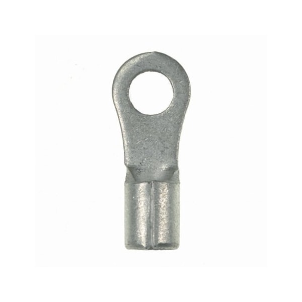 Panduit Ring Terminal, #10 Stud Size, 12 AWG, 2,000 V, Bare Insulated, Bare, 50 PK P12-10HDR-L - main